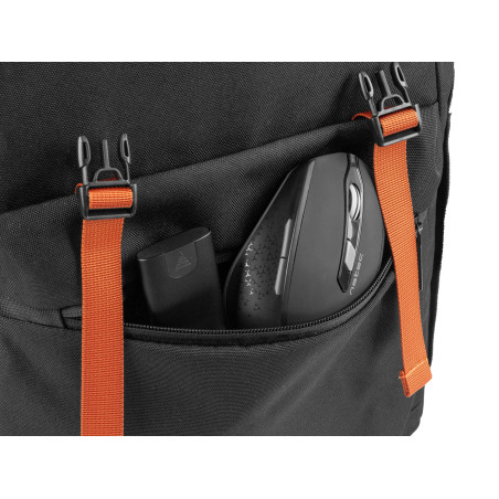 Batoh pre nb Natec NIALA 15,6", 18 L, čierna - oranžová