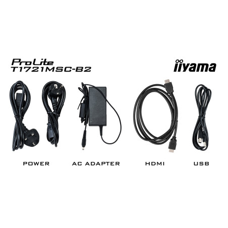 17" iiyama T1721MSC-B2: PCAP, 10P, HDMI, repro
