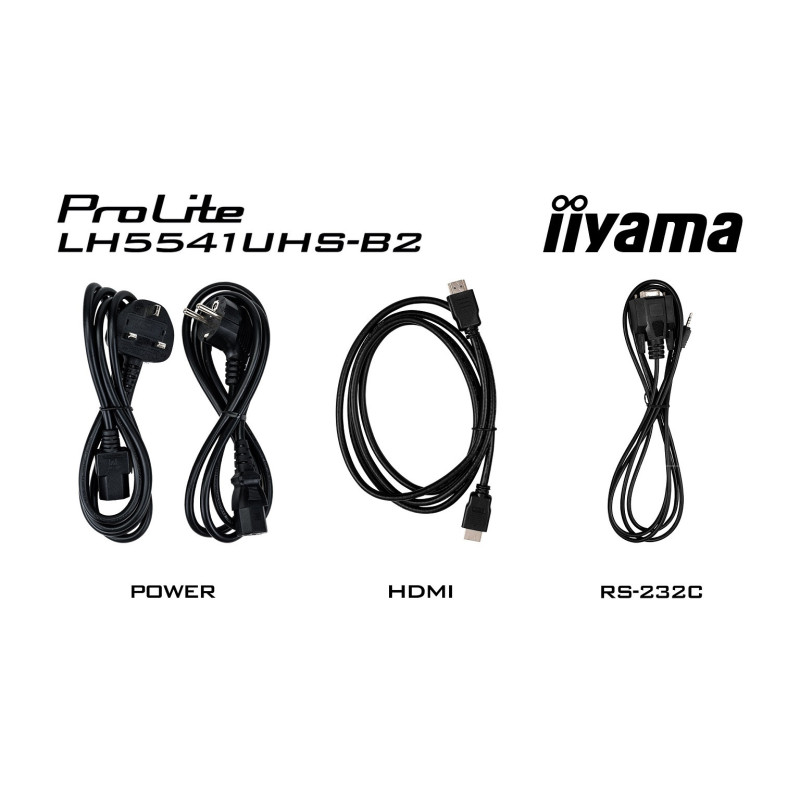 55" iiyama LH5541UHS-B2: IPS, 4K UHD, 500cd, repro