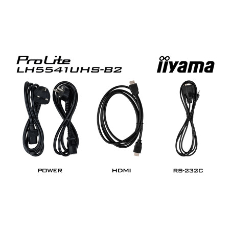 55" iiyama LH5541UHS-B2: IPS, 4K UHD, 500cd, repro