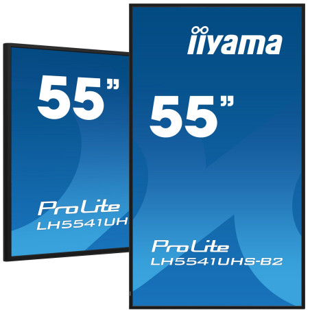55" iiyama LH5541UHS-B2: IPS, 4K UHD, 500cd, repro