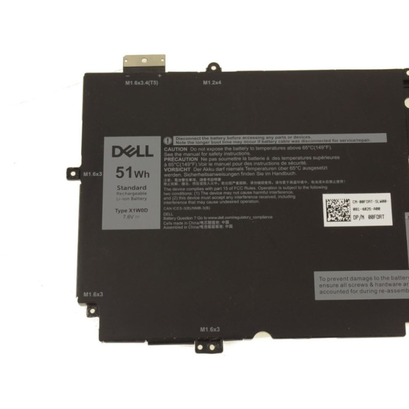 Dell Batéria 4-cell 51W/HR LI-ION pre XPS