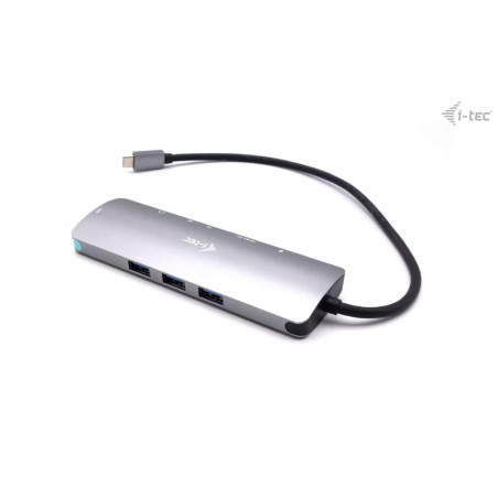 i-tec USB-C Metal Nano Docking Station 4K HDMI LAN, Power Delivery 100 W + Charger 100 W (bundle)