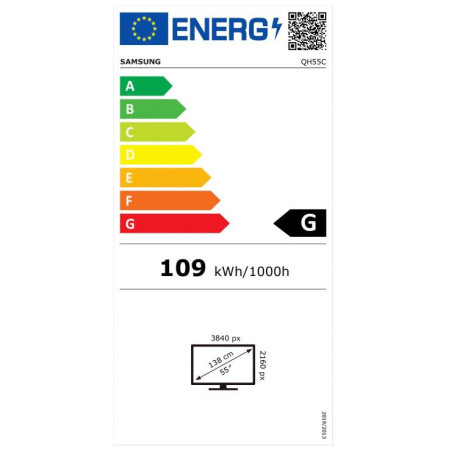 55" LED Samsung QH55C - UHD, 700cd, MI, 24/7