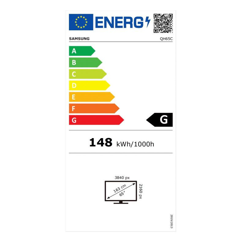 65" LED Samsung QH65C - UHD, 700cd, MI, 24/7
