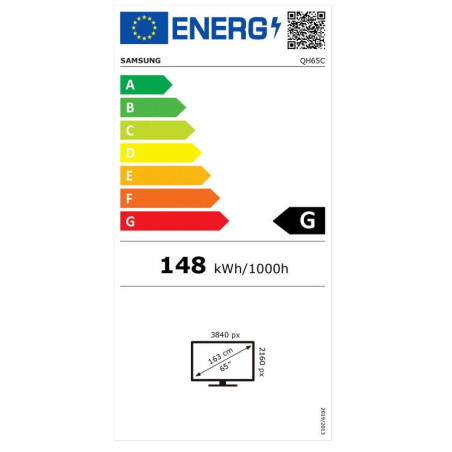 65" LED Samsung QH65C - UHD, 700cd, MI, 24/7