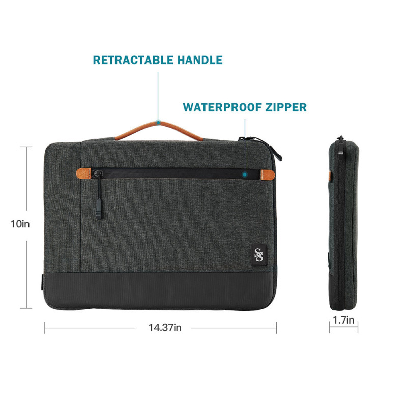 Seine Scene Taška na notebook Seine Scene - Dijon sleeve 16" - čierna