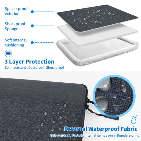 Seine Scene Taška na notebook Seine Scene Valence sleeve 16" - čierna