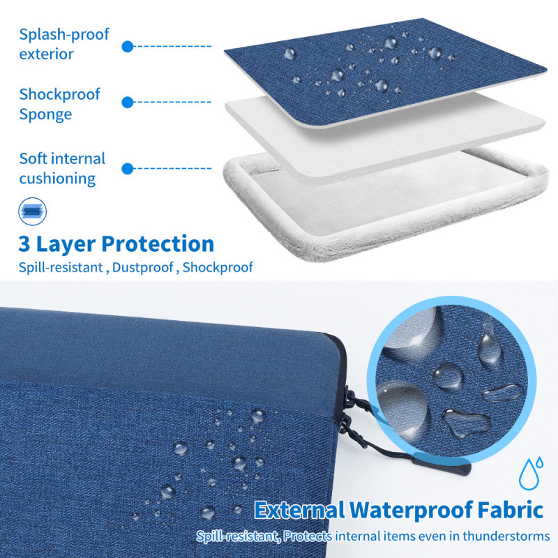 Taška na notebook Seine Scene Valence sleeve 16" - modrá
