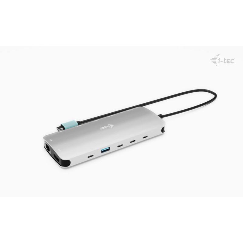 i-tec USB-C Metal Nano 3x Display Dock, 2x HDMI 1x USB-C video, Power Delivery 140W