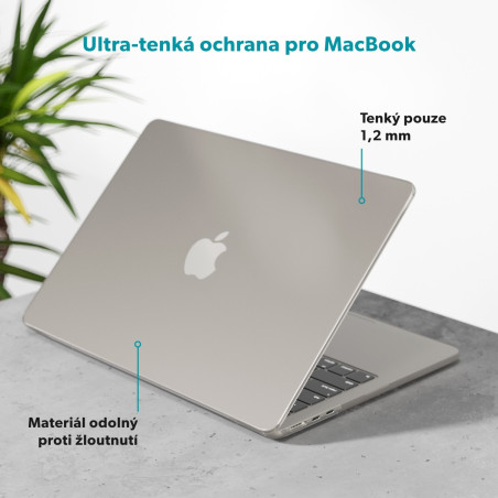 Epico Slim Shell for Macbook Air 13,6|| - matná