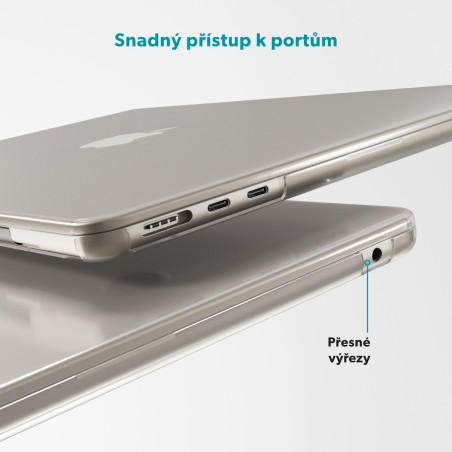 Epico Slim Shell for Macbook Air 13,6|| - matná