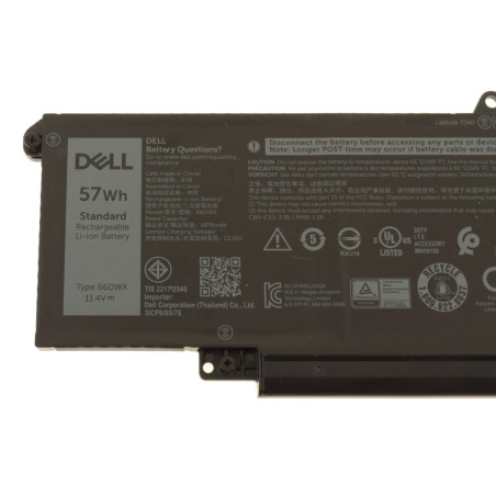Dell Batéria 3-cell 57W/HR LI-ION pre Latitude