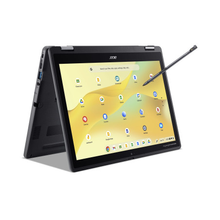 Acer Chromebook Spin 512/R857TN-TCO-C4LZ/N150/12,2"/WUXGA/T/8GB/128GB eMMC/UHD/Chrome EDU/Black/2R