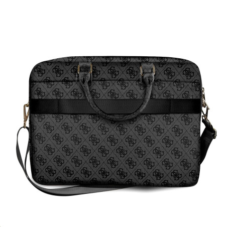 Guess PU 4G Metal Logo Taška na Notebook 15/16" Grey