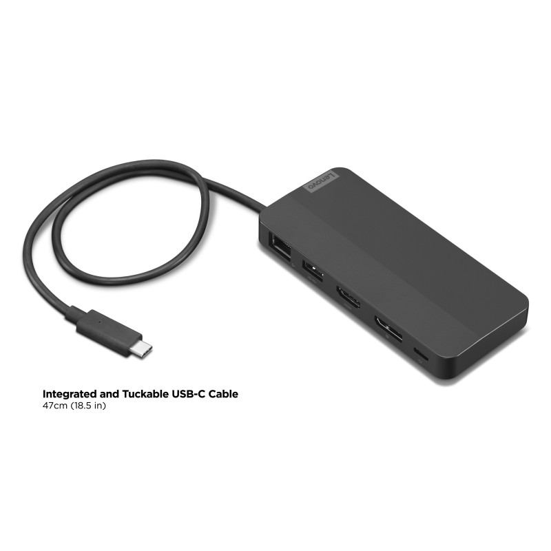 Lenovo USB-C Dual Display Travel Dock w/o adaptér