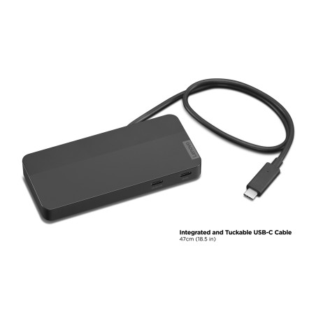 Lenovo USB-C Dual Display Travel Dock w/o adaptér