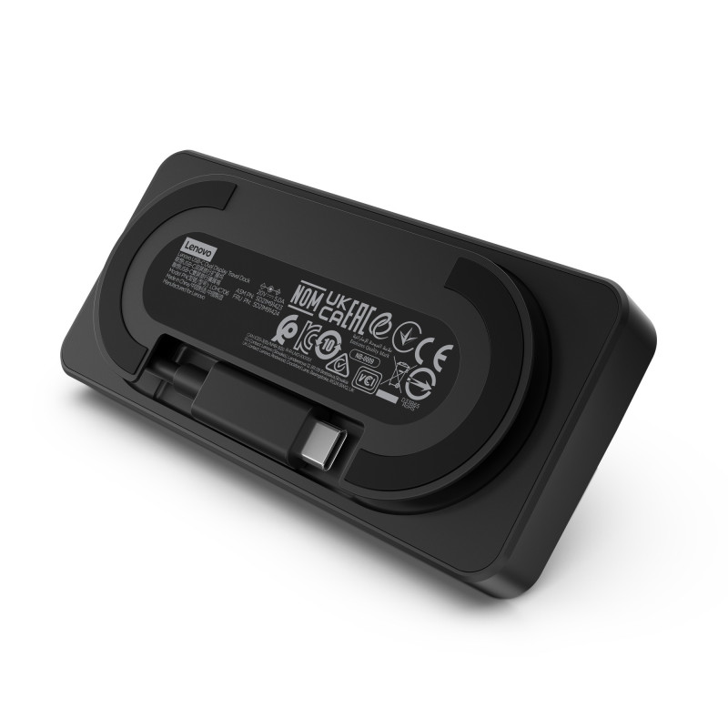Lenovo USB-C Dual Display Travel Dock (w/adapter)