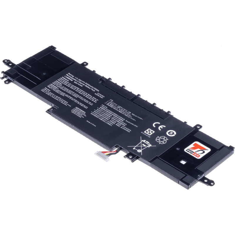 Batéria T6 Power Asus ZenBook 13 UX334, 14 UX434, Flip 14 UX463, 3400mAh, 39Wh, 3cell, Li-pol