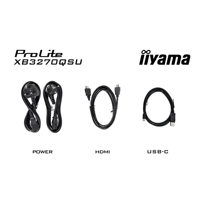 iiyama ProLite/XB3270QSU-B1/31,5"/IPS/QHD/100Hz/3ms/Black/3R