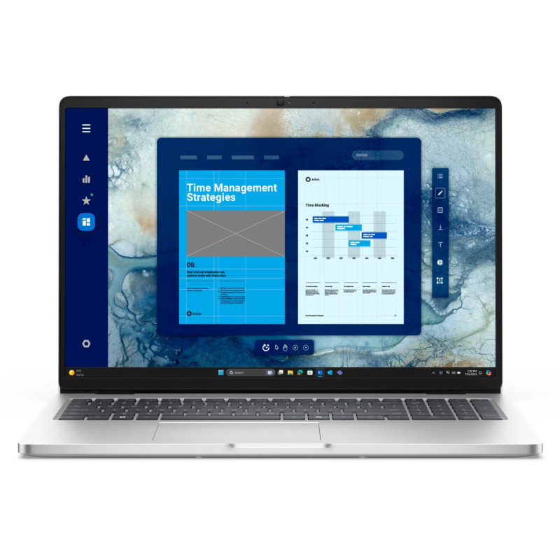 Dell Pro 16/PC16250/U7-255U/16"/WUXGA/32GB/1TB/4C-iGPU/W11P/Platinum/3RNBD