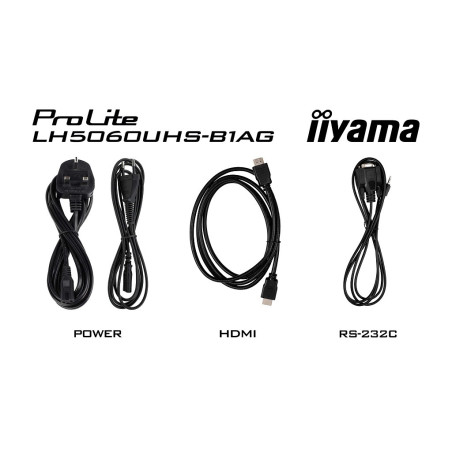 50" iiyama LH5060UHS-B1AG: IPS, 4K UHD, 24/7, Android
