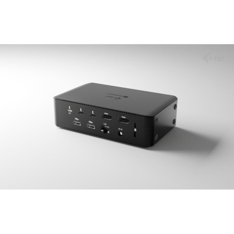 i-tec Thunderbolt5 Quattro Display Docking Station, 5x USB, 2.5 GLAN, Power Delivery 140W