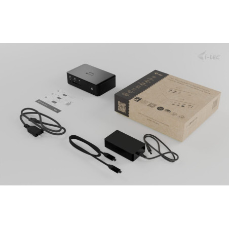 i-tec Thunderbolt5 Quattro Display Docking Station, 5x USB, 2.5 GLAN, Power Delivery 140W