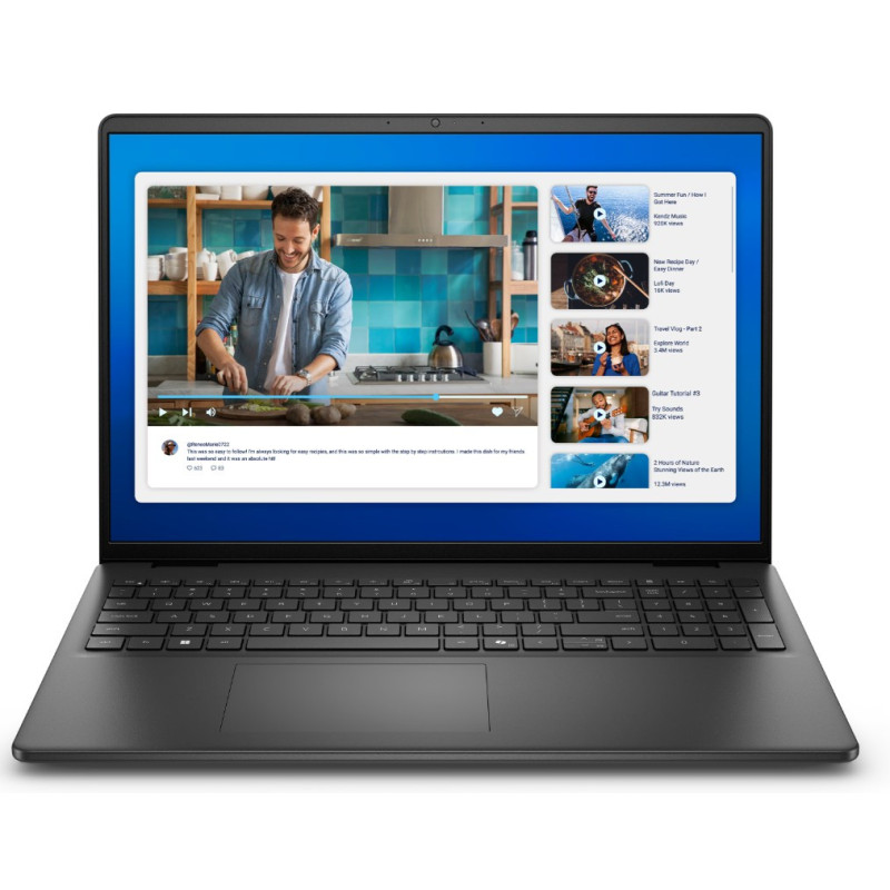 Dell 16/DC16250/5-120U/16"/WUXGA/16GB/1TB/Iris Xe/W11P/Black/3R NBD