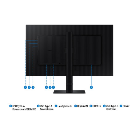 Samsung ViewFinity S8/S80D/27"/IPS/4K UHD/60Hz/5ms/Black/2R