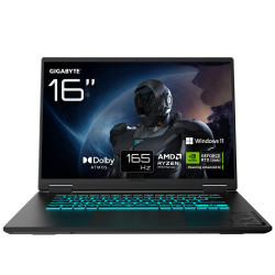 Gigabyte GAMING/A16 3VHK3SK894SH/R7-260/16"/WUXGA/16GB/1TB/RTX 5060/W11H/Black/2R