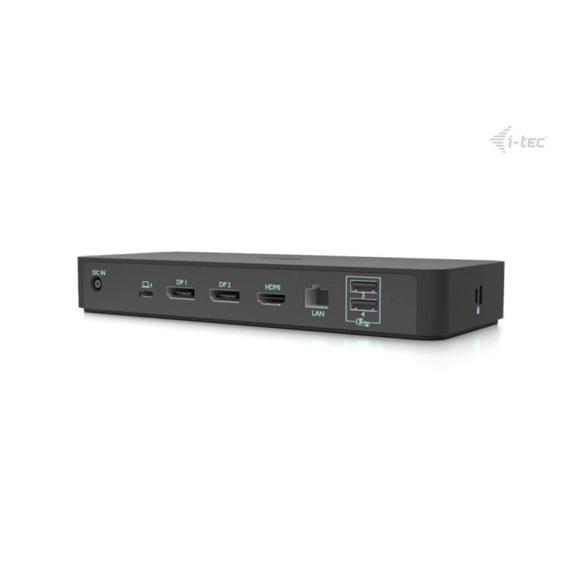 i-tec USB-C Intelligent Triple Display Docking Station, Power Delivery 100W