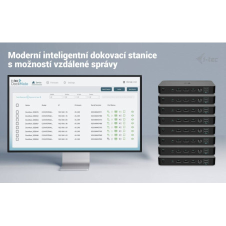 i-tec USB-C Intelligent Triple Display Docking Station, Power Delivery 100W